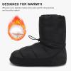 imageStelle Womens Dance Warm Up Booties Ballet Slipper Ankle Boots Ballerina ShoesBlack