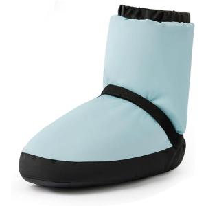 imageStelle Womens Dance Warm Up Booties Ballet Slipper Ankle Boots Ballerina Shoes001blue