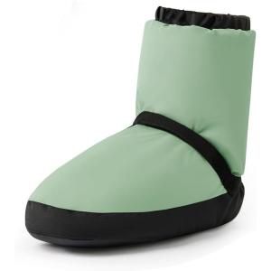 imageStelle Womens Dance Warm Up Booties Ballet Slipper Ankle Boots Ballerina Shoes001green