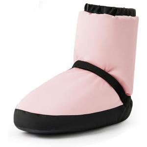 imageStelle Womens Dance Warm Up Booties Ballet Slipper Ankle Boots Ballerina Shoes001pink