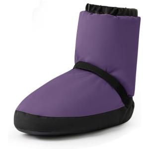 imageStelle Womens Dance Warm Up Booties Ballet Slipper Ankle Boots Ballerina Shoes001purple