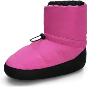 imageStelle Womens Dance Warm Up Booties Ballet Slipper Ankle Boots Ballerina ShoesFuchsia