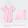 imageStelle Ballet Leotards for Girls Long Sleeve Dance Dress Outfit Combo with Skirt and Tights ToddlerLittle KidBig Kid1ballet Pink