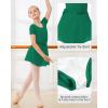 imageStelle Ballet Leotards for Girls Long Sleeve Dance Dress Outfit Combo with Skirt and Tights ToddlerLittle KidBig Kid1green