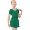 imageStelle Ballet Leotards for Girls Long Sleeve Dance Dress Outfit Combo with Skirt and Tights ToddlerLittle KidBig Kid1green