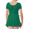 imageStelle Ballet Leotards for Girls Long Sleeve Dance Dress Outfit Combo with Skirt and Tights ToddlerLittle KidBig Kid1green