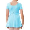 imageStelle Ballet Leotards for Girls Long Sleeve Dance Dress Outfit Combo with Skirt and Tights ToddlerLittle KidBig Kid1pool Bule