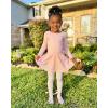 imageStelle Ballet Leotards for Girls Long Sleeve Dance Dress Outfit Combo with Skirt and Tights ToddlerLittle KidBig Kid2ballet Pink Long Sleeve