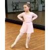 imageStelle Ballet Leotards for Girls Long Sleeve Dance Dress Outfit Combo with Skirt and Tights ToddlerLittle KidBig Kid2ballet Pink Long Sleeve