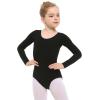imageStelle Ballet Leotards for Girls Long Sleeve Dance Dress Outfit Combo with Skirt and Tights ToddlerLittle KidBig Kid2black Long Sleeve