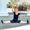 imageStelle Ballet Leotards for Girls Long Sleeve Dance Dress Outfit Combo with Skirt and Tights ToddlerLittle KidBig Kid4black Ruffle Sleeve