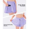 imageStelle Girls Flowy Shorts with Pockets Athletic Running Skirt High Waist Butterfly 2 in 1 Sports Short 516 YearsLavender
