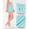 imageStelle Girls Flowy Shorts with Pockets Athletic Running Skirt High Waist Butterfly 2 in 1 Sports Short 516 YearsPinklight Blueblack