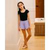 imageStelle Girls Flowy Shorts with Pockets Athletic Running Skirt High Waist Butterfly 2 in 1 Sports Short 516 YearsPinklight Bluelavender