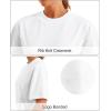 imageStelle Women Cotton TShirts Oversized Crewneck Short Sleeve Summer Casual Tops Unisex AdultWhite