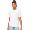 imageStelle Women Cotton TShirts Oversized Crewneck Short Sleeve Summer Casual Tops Unisex AdultWhite