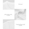 imageStelle Womens Cotton TShirts Crewneck Short Sleeve Basic Tees Summer Casual Solid Crop TopsWhite