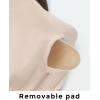 imageStelle Womens Ribbed Tank Tops Seamless Padded Workout Crop Top Sleeveless Square Neck Cami Basic ShirtsCocoa