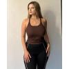 imageStelle Womens Sleeveless Tank Tops Scoop Neck Ribbed Racerback Camisole Tops for Workout CasualCoco
