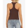 imageStelle Womens Sleeveless Tank Tops Scoop Neck Ribbed Racerback Camisole Tops for Workout CasualCoco