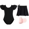 4-black (Ruffle Sleeve)
