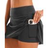 imageStelle Women Tennis Skirt Golf Skorts Athletic High Waisted with Pockets Inner Shorts Sport Workout Pleated PickleballGrey