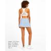 imageStelle Women Tennis Skirt Golf Skorts Athletic High Waisted with Pockets Inner Shorts Sport Workout Pleated PickleballLight Blue