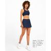 imageStelle Women Tennis Skirt Golf Skorts Athletic High Waisted with Pockets Inner Shorts Sport Workout Pleated PickleballNavy