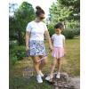 imageStelle Women Tennis Skirt Golf Skorts Athletic High Waisted with Pockets Inner Shorts Sport Workout Pleated PickleballOcean Breeze