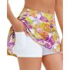 imageStelle Women Tennis Skirt Golf Skorts Athletic High Waisted with Pockets Inner Shorts Sport Workout Pleated PickleballPastel Pickle