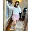 imageStelle Women Tennis Skirt Golf Skorts Athletic High Waisted with Pockets Inner Shorts Sport Workout Pleated PickleballPink