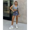 imageStelle Women Tennis Skirt Golf Skorts Athletic High Waisted with Pockets Inner Shorts Sport Workout Pleated PickleballTie Dye Black
