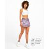 imageStelle Women Tennis Skirt Golf Skorts Athletic High Waisted with Pockets Inner Shorts Sport Workout Pleated PickleballTie Dye Pink
