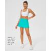 imageStelle Women Tennis Skirt Golf Skorts Athletic High Waisted with Pockets Inner Shorts Sport Workout Pleated PickleballTurquoise