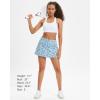 imageStelle Women Tennis Skirt Golf Skorts Athletic High Waisted with Pockets Inner Shorts Sport Workout Pleated PickleballVibrant Pickle