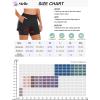 imageStelle Women 2 in 1 Running Shorts High Waisted Athletic Shorts Gym Workout Shorts with Liner Zipper PocketsBlack
