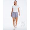 imageStelle Women 2 in 1 Running Shorts High Waisted Athletic Shorts Gym Workout Shorts with Liner Zipper PocketsPurple Haze