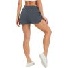 imageStelle Women 3quot4quot7quot Running Shorts High Waisted Athletic Shorts Quick Dry Workout Shorts with Mesh Liner Deep Pockets3 Greysales