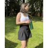 imageStelle Women Tennis Skirt Inner Shorts Pleated Golf Athletic Skorts Pockets High Waisted Workout Running Pickleball SportsBlack