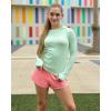 imageStelle Womens 2 in 1 Running Shorts Athletic Workout Gym Shorts High Waisted Shorts with Liner Zipper PocketsCoral