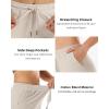 imageStelle Womens Bermuda Knee Length Athletic Exercise Running Lounge Sweat Shorts10 Beige