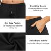 imageStelle Womens Bermuda Knee Length Athletic Exercise Running Lounge Sweat Shorts10 Black