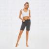 imageStelle Womens Bermuda Knee Length Athletic Exercise Running Lounge Sweat Shorts10 Charcoal