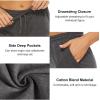 imageStelle Womens Bermuda Knee Length Athletic Exercise Running Lounge Sweat Shorts10 Charcoal