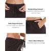 imageStelle Womens Bermuda Knee Length Athletic Exercise Running Lounge Sweat Shorts10 Coffee