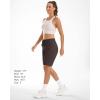 imageStelle Womens Bermuda Knee Length Athletic Exercise Running Lounge Sweat Shorts10 Coffee
