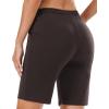 imageStelle Womens Bermuda Knee Length Athletic Exercise Running Lounge Sweat Shorts10 Coffee
