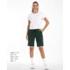 imageStelle Womens Bermuda Knee Length Athletic Exercise Running Lounge Sweat Shorts10 Green