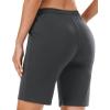 imageStelle Womens Bermuda Knee Length Athletic Exercise Running Lounge Sweat Shorts10 Grey