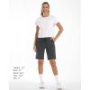 imageStelle Womens Bermuda Knee Length Athletic Exercise Running Lounge Sweat Shorts10 Grey